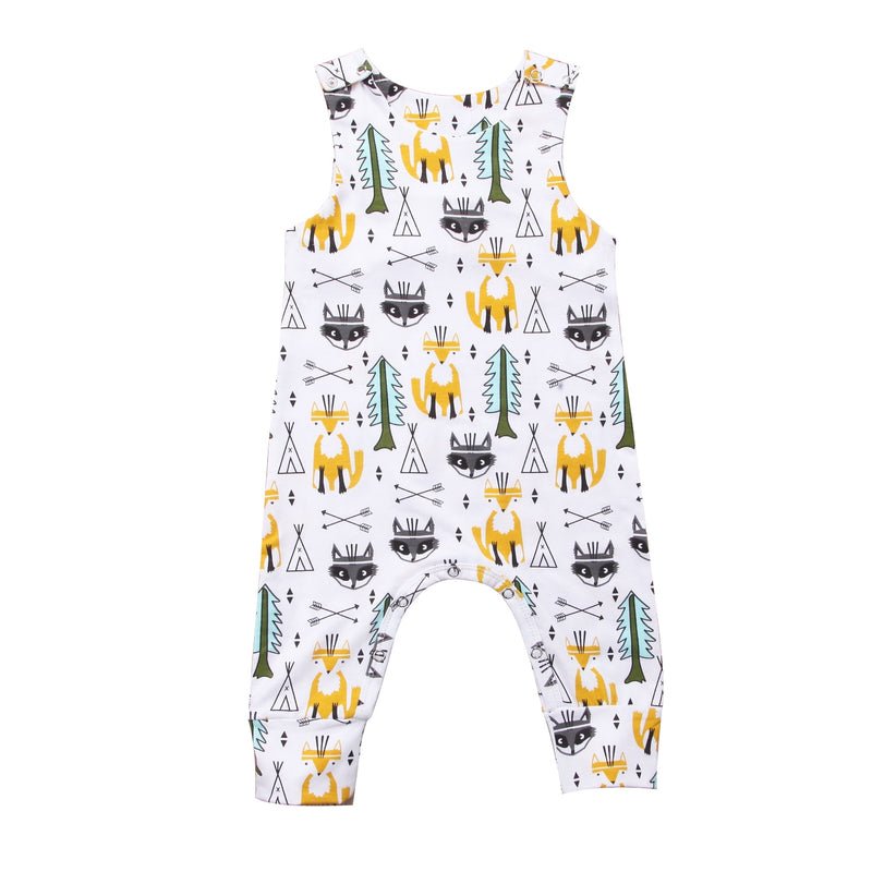 Spring Summer Sleeveless Baby Boy Romper