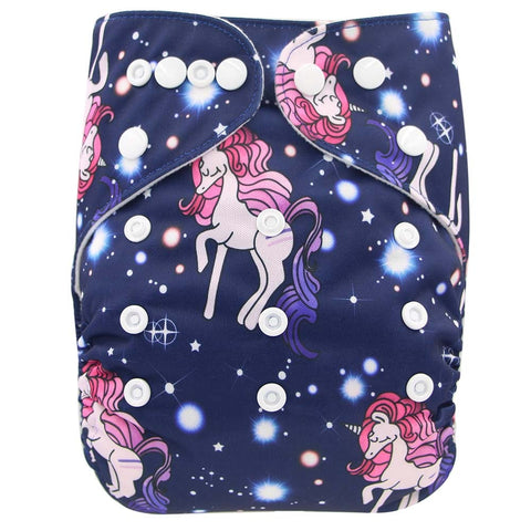 Double Gussets Cloth Diaper
