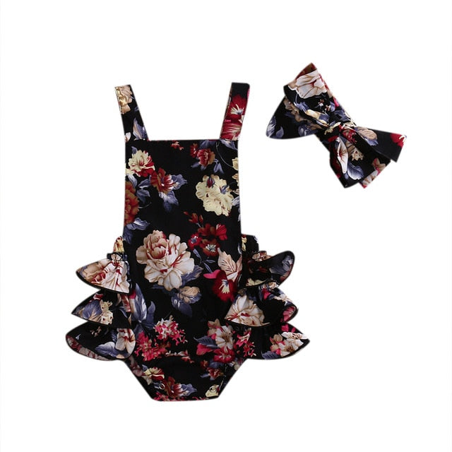 Newborn Toddler Baby Girl Romper