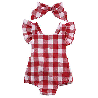 Newborn Kids Baby Girls Romper