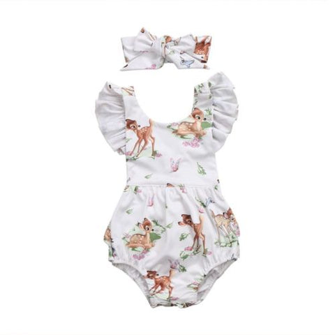 Newborn Kids Baby Girls Romper