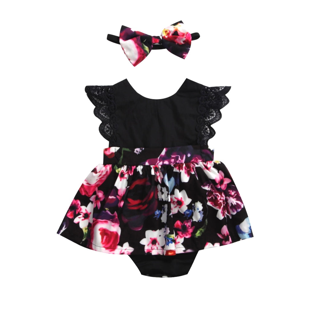 Newborn Baby Infant Girl Romper