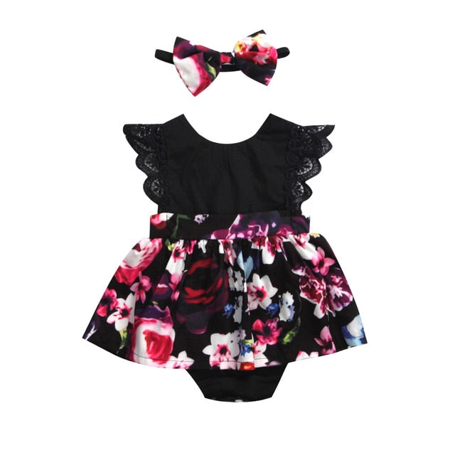 Newborn Baby Infant Girl Romper