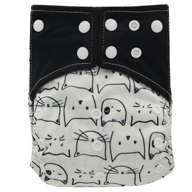 Charcoal Bamboo Baby Cloth Diaper