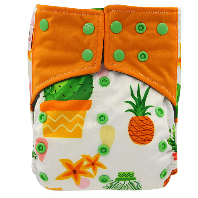 Charcoal Bamboo Baby Cloth Diaper