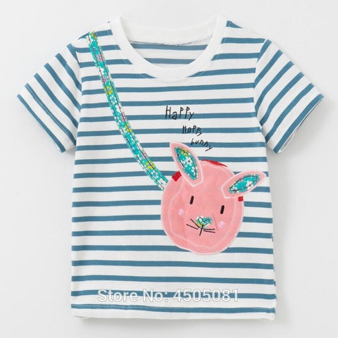 Knitted Cotton Baby Girl T-shirt