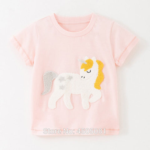 Knitted Cotton Baby Girl T-shirt