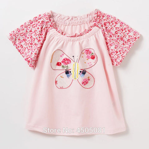 Knitted Cotton Baby Girl T-shirt