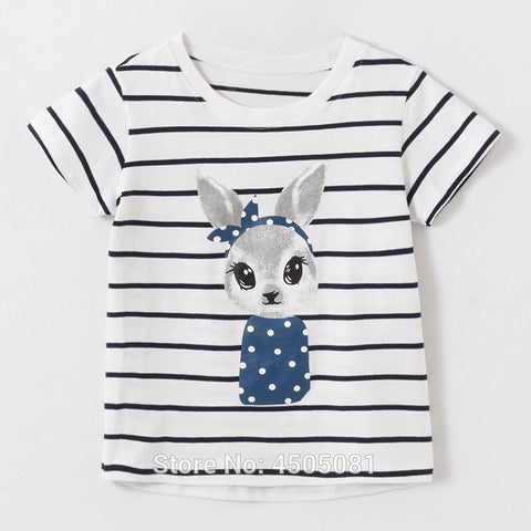 Knitted Cotton Baby Girl T-shirt