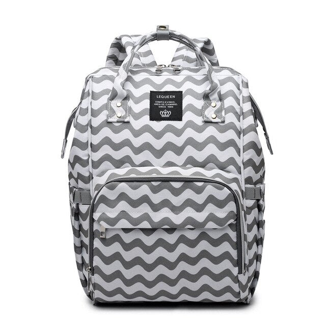 Fashion Striped Baby Diaper Backpack