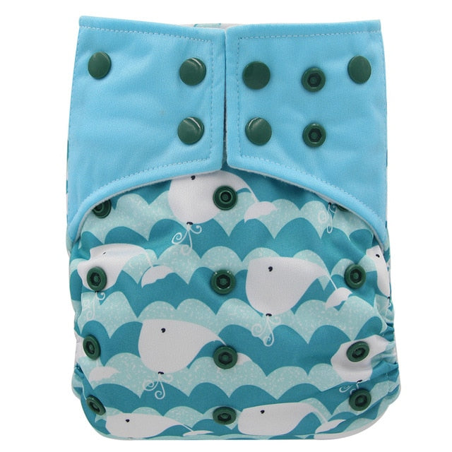 Double Gussets Cloth Diaper