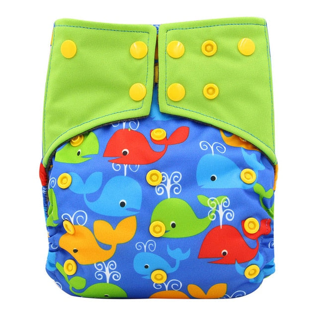 Double Gussets Cloth Diaper