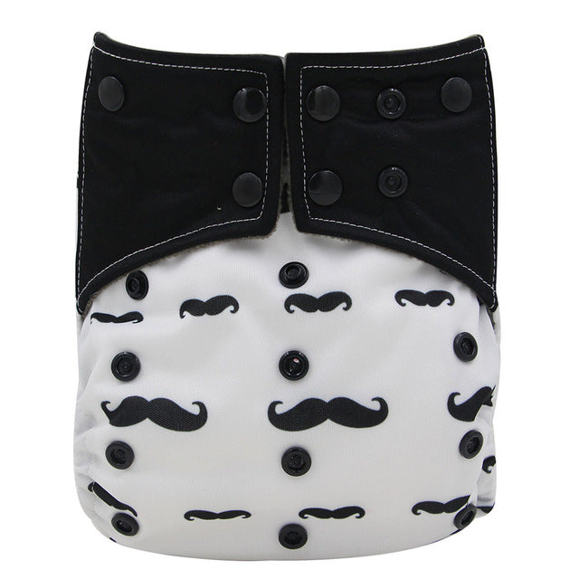 Double Gussets Cloth Diaper
