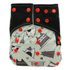Double Gussets Cloth Diaper
