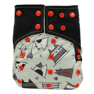 Double Gussets Cloth Diaper