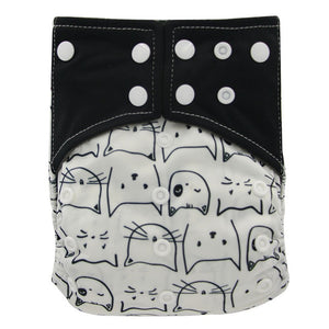 Double Gussets Cloth Diaper