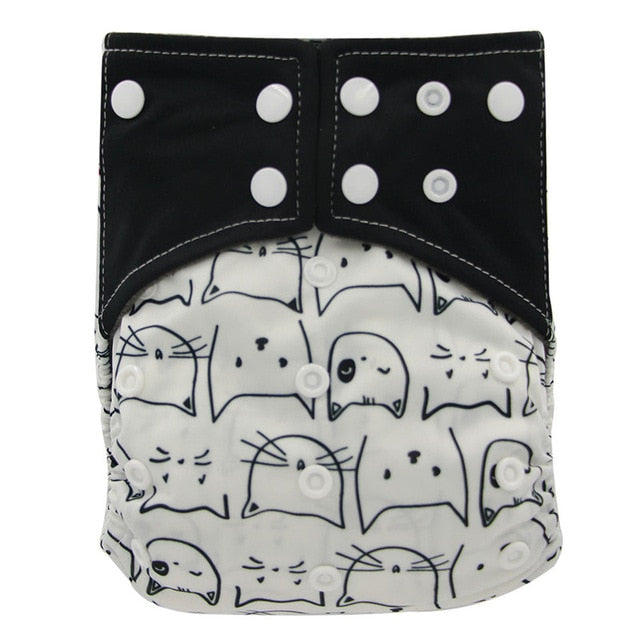 Double Gussets Cloth Diaper