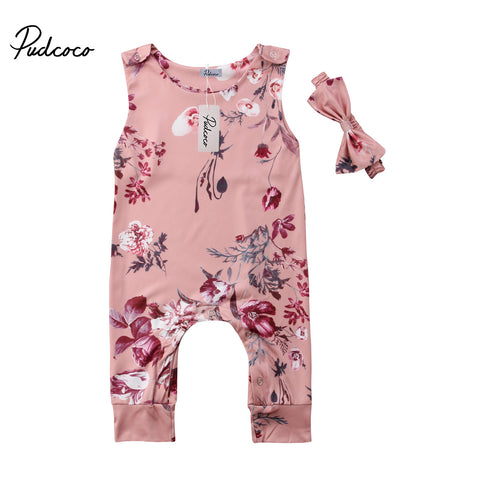 Newborn Kids Baby Girls Romper