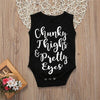 Toddler Baby Girl Boys Black Romper